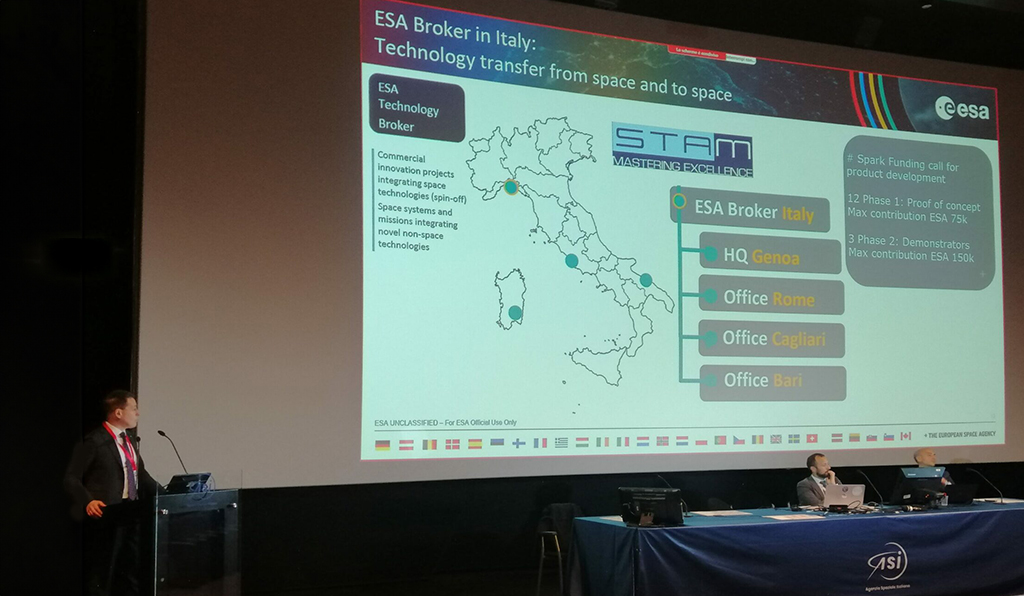 ESA and ASI welcomed STAM: the new Italian Technology Broker